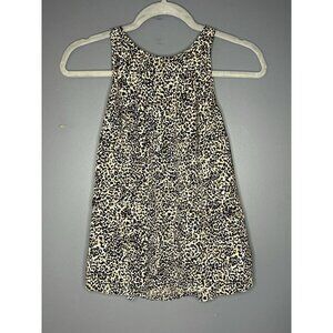 OLD NAVY Cheetah Top Blouse Womens S Summer Lightweight Animal Print Tank